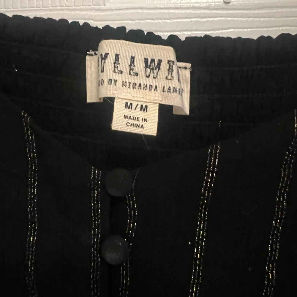 Idyllwind Black Ribbed Crop Top - Picture 5 of 5